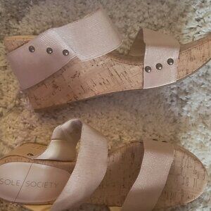 Sole  Society size 11 wedge sandals